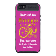 Zodiac Scorpio-Design-1 View Below Hints iPhone 5 Cover