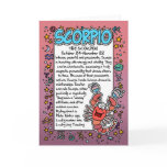 Zodiac - Scorpio Fun Facts cards