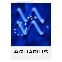 Zodiac sign Aquarius Cards