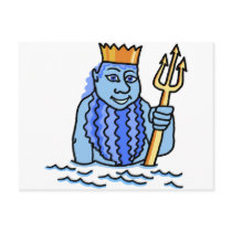 Zodiac sign Aquarius Post Card