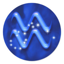 Zodiac sign Aquarius Sticker