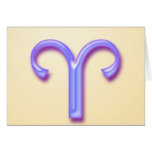 Zodiac sign Aries cards