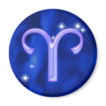Zodiac sign Aries Fridge Magnets
