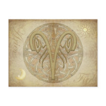 Zodiac Sign Aries Postcard