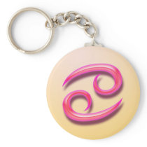 Zodiac sign Cancer Keychains