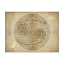 Zodiac Sign Cancer Postcard