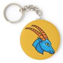 Zodiac sign Capricorn Key Chain