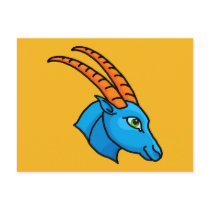 Zodiac sign Capricorn Post Card
