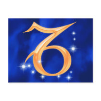 Zodiac sign Capricorn Postcards