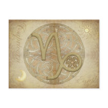 Zodiac Sign Capricorn Postcard
