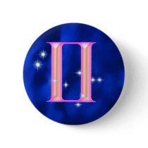 Zodiac sign Gemini Buttons