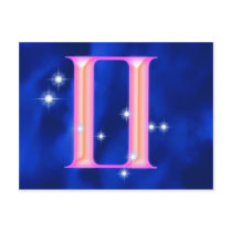 Zodiac sign Gemini Postcards