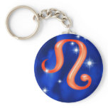 Zodiac sign Leo keychains