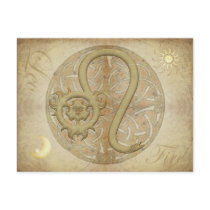 Zodiac Sign Leo Postcard