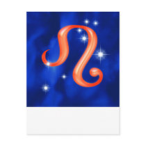 Zodiac sign Leo Postcards
