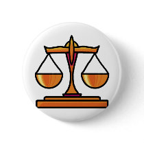 Zodiac sign Libra Button