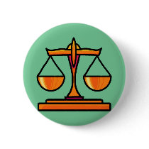 Zodiac sign Libra Button