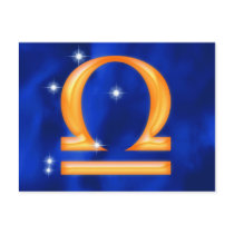 Zodiac sign Libra Postcards