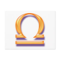 Zodiac sign Libra Postcards