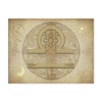 Zodiac Sign Libra Postcard