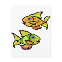 Zodiac sign Pisces Postcards