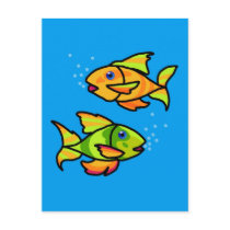 Zodiac sign Pisces Postcards