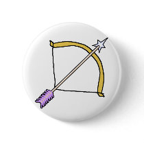 Zodiac sign Sagittarius Buttons