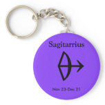Zodiac sign - Sagittarius Keychains
