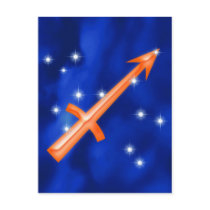 Zodiac sign Sagittarius Post Cards