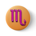 Zodiac sign Scorpio buttons