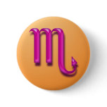 Zodiac sign Scorpio buttons