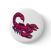 Zodiac sign Scorpio Pinback Buttons