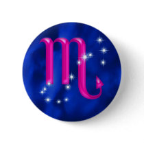 Zodiac sign Scorpio Pinback Buttons