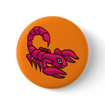 Zodiac sign Scorpio Button