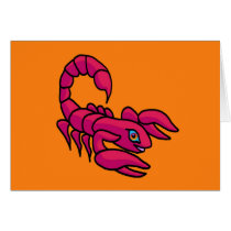 Zodiac sign Scorpio Card