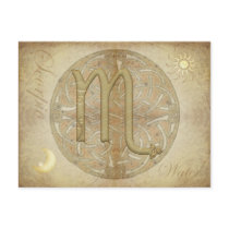 Zodiac Sign Scorpio Postcard