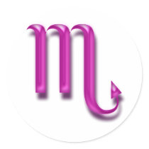 Zodiac sign Scorpio Sticker