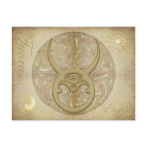 Zodiac Sign Taurus Postcard