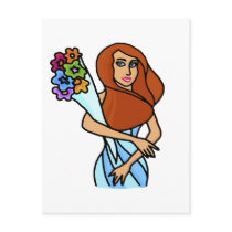 Zodiac sign Virgo Postcards