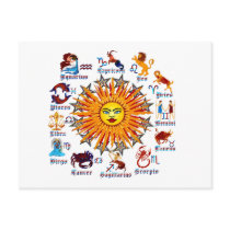 Zodiac-Signs-All-V-1 Postcard