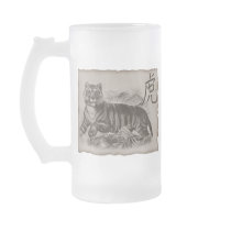 Zodiac Tiger Coffee Mugs