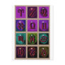 ZODIAC TILES POST CARDS
