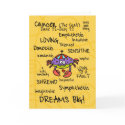 zodiac word cards - cancer
