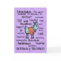 zodiac word cards - capricorn