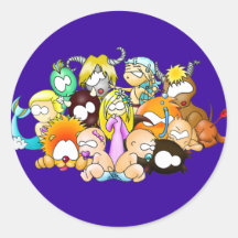 ZodiaK babes sticker