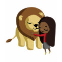 Zoe and Peanut the Lion t-shirts