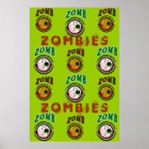 zOmB EyE Ball Print