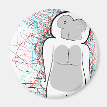 Zombear Refrigerator Magnets