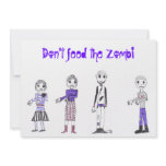 zombie 2, zombie 4, zombie 3, zombie 1, Don't f... invitations