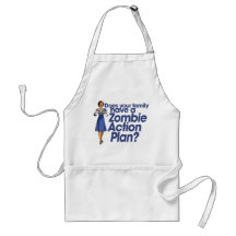 Zombie Action Plan Aprons